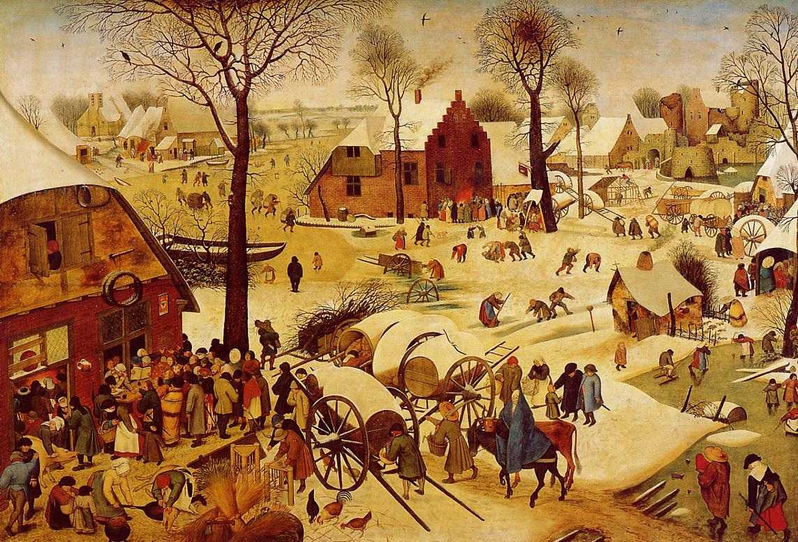 the cencus at bethlehem 小彼得·勃鲁盖尔(bruegel pieter