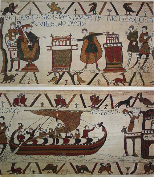 易呗网 - 巴约挂毯 bayeux tapestry