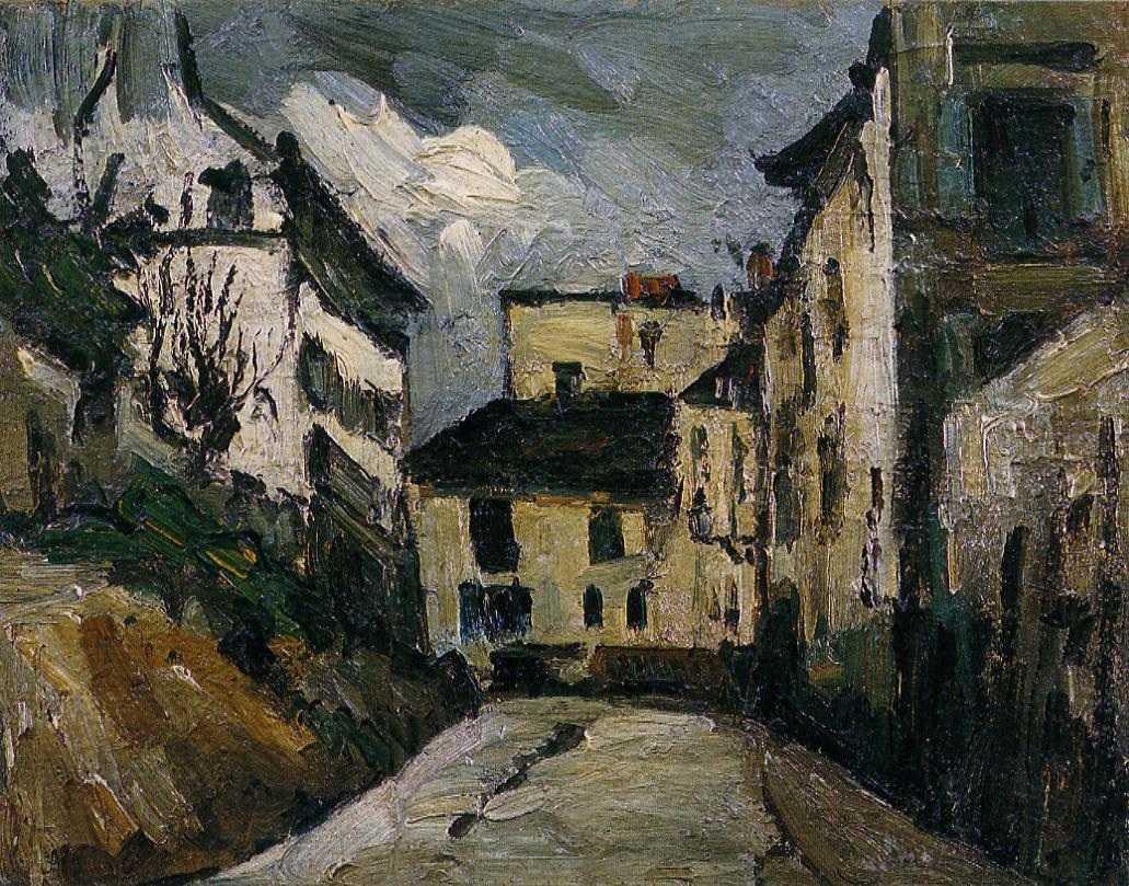 rue des saules, montmartre 保羅·塞尚 (cezanne, paul)