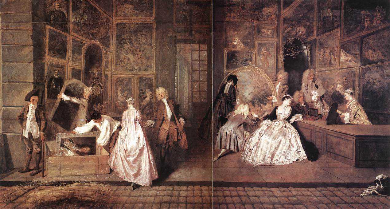 易呗网 - lenseigne de gersaint br>让·安东尼·华托 (watteau