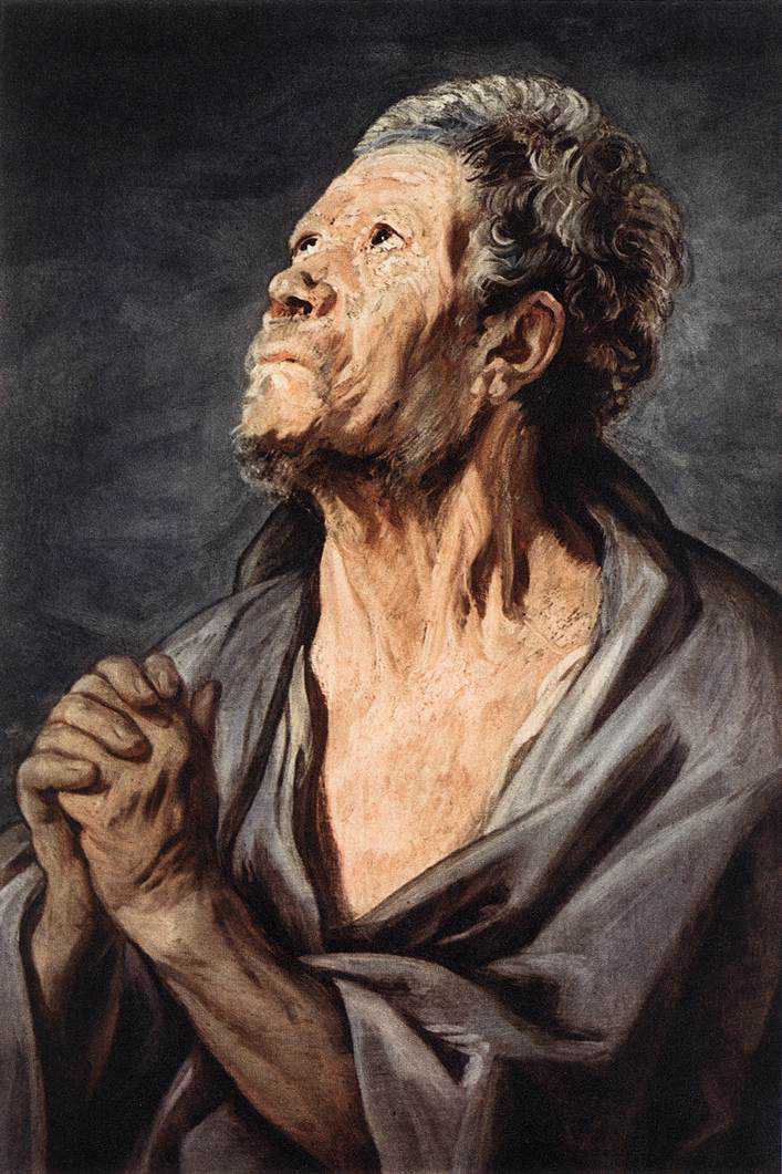 an apostle 雅各布·約爾丹斯 (jordaens, jacob)